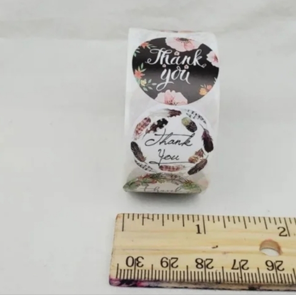 500 Pieces Roll Thank You Sealing Sticker - Picture 6 of 7